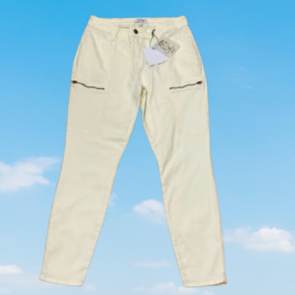 PISTOLA Women's Eco Edit Cropped Pants w Zipper Accents Size 29x26 - Picture 4 of 8